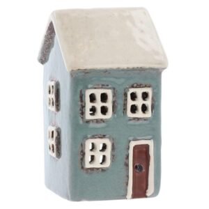 Village Pottery Aqua Mini House (331040)