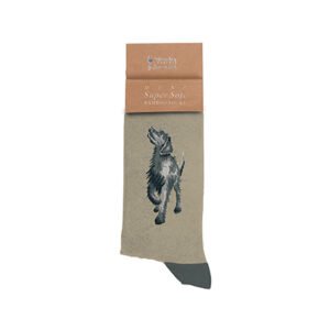 Black Labrador Men's Sock - Walkies SOCKM003
