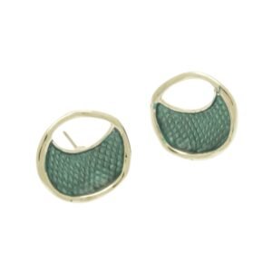 Miss Milly - Dark Green Emmental Earrings (FE777GN) SALE
