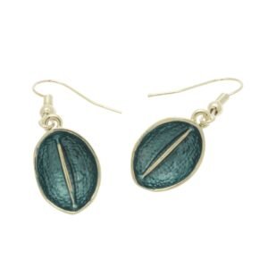 Miss Milly - Dark Green Leaf Earrings (FE772AX)
