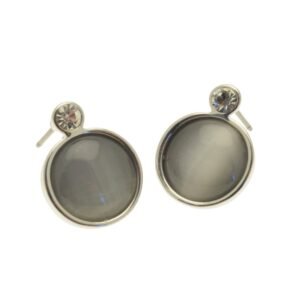 Miss Milly - Grey Cats Eye Studs (FE638HTCE) SALE