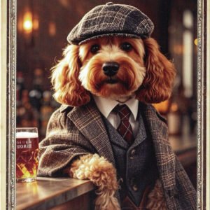 Animal Metal Sign Cockapoo v2