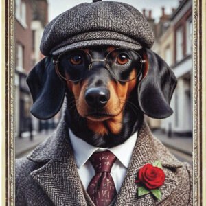 Animal Metal Sign Dachshund