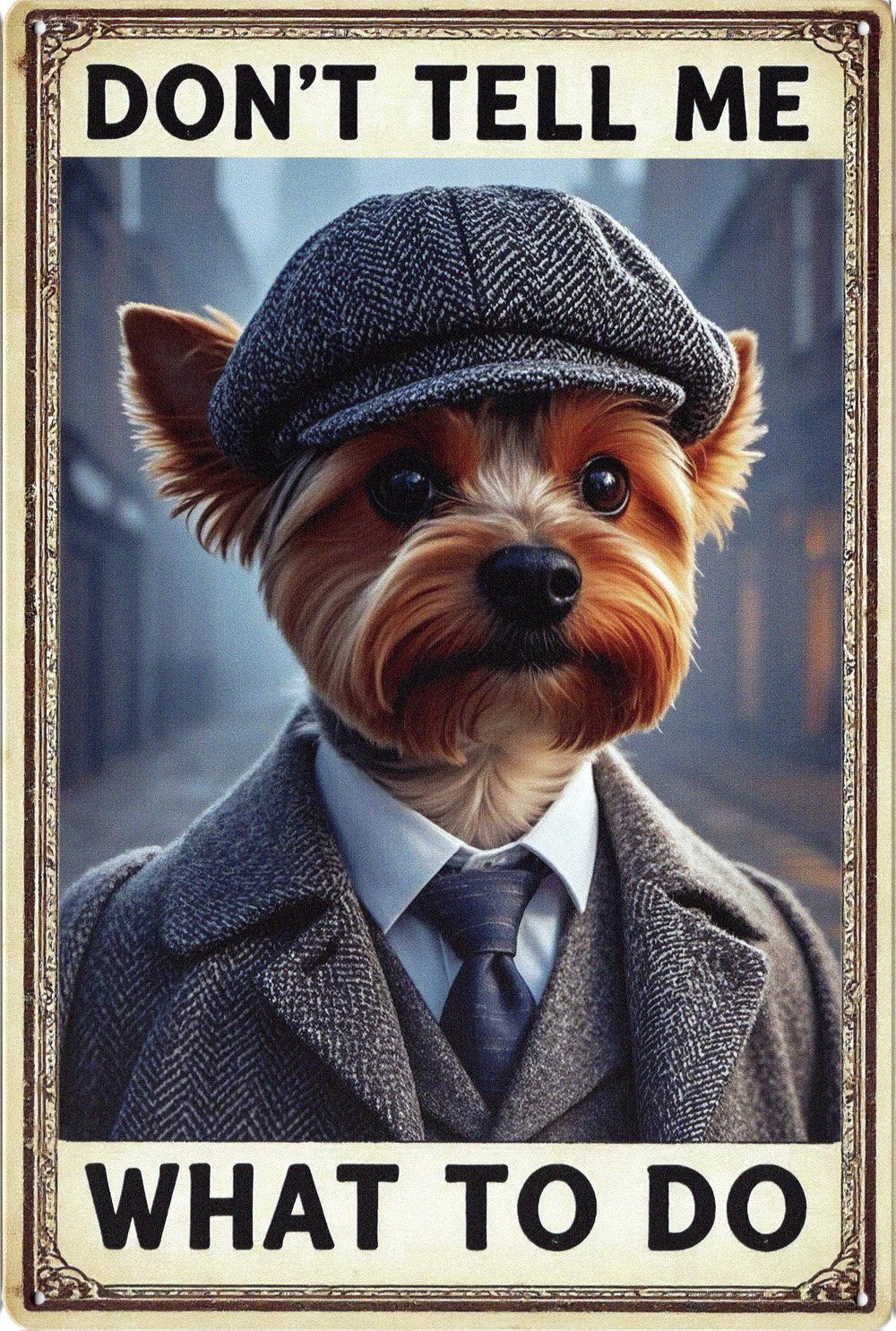 Animal Metal Sign Yorkshire Terrier