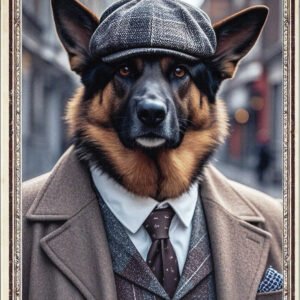 Animal Metal Sign German Shepherd