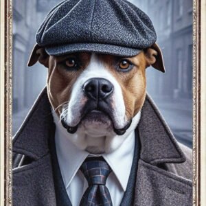 Animal Metal Sign Bulldog