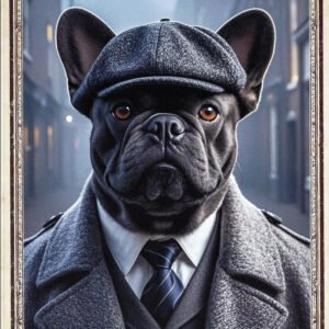 Animal Metal Sign French Bulldog