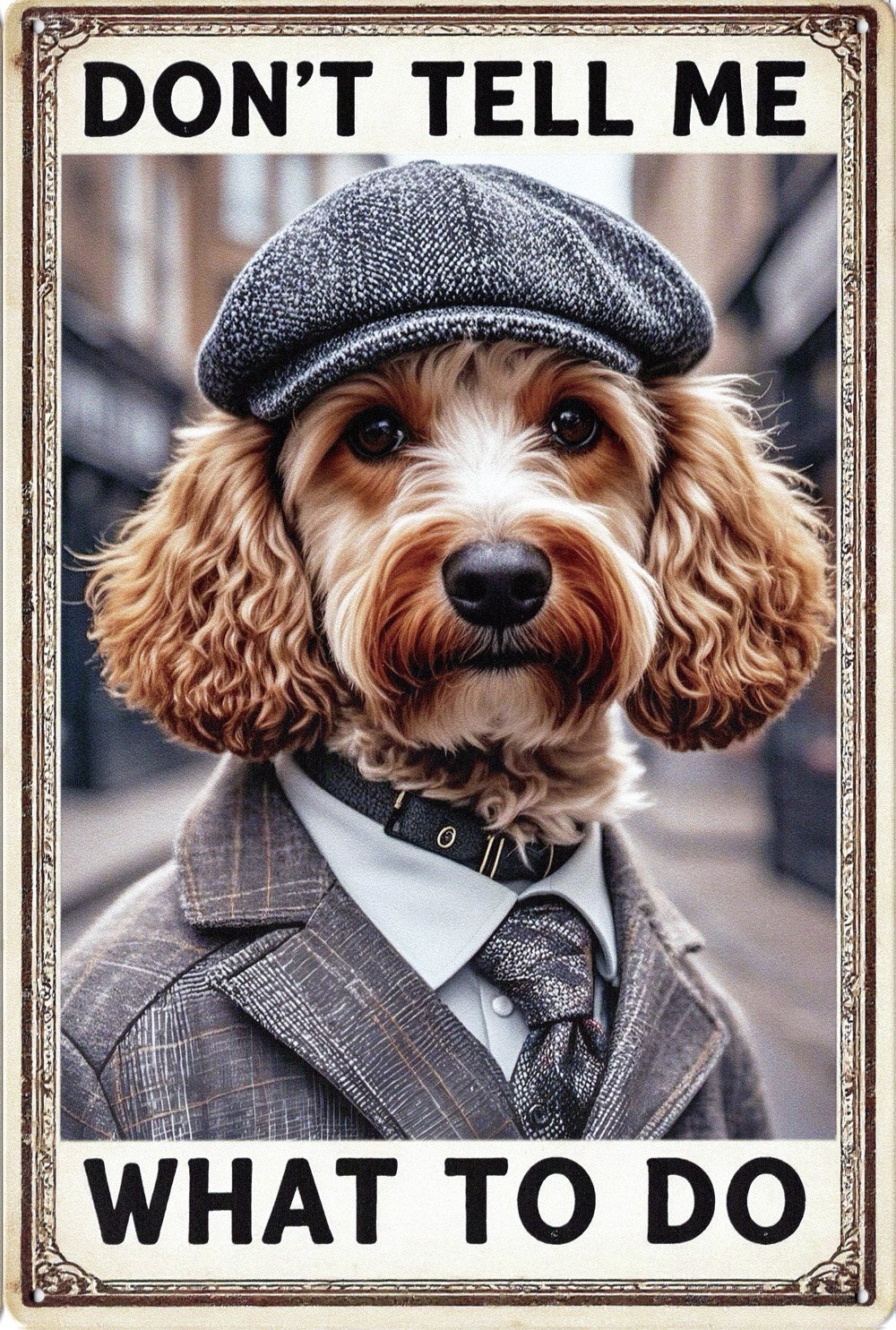 Animal Metal Sign Cockapoo